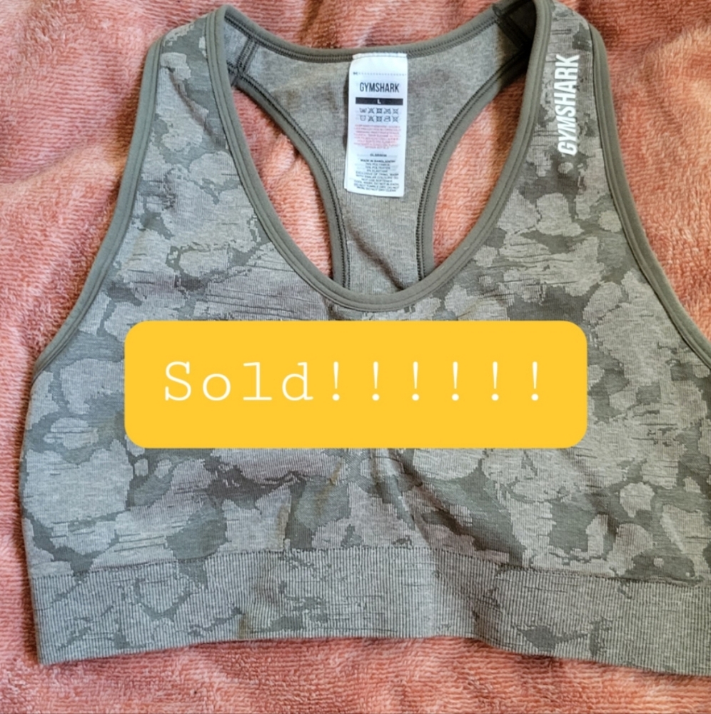 ☆Sold!!! DO NOT BUY!! Gymshark Adapt Camo Bra